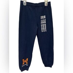 Mayfair The Label Butterfly Be The Effect Navy Sweatpants NWOT